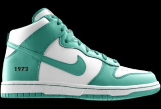 Nike Dunk High Be True iD Custom Kids Shoes (4y 6y)   Green