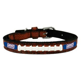 New York Giants Classic Leather Toy Football Collar