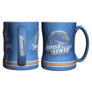 Boelter Brands NCAA 2 Pack Boise State Broncos Sculpted Relief Style Coffee Mug