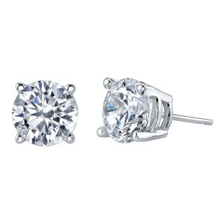 Diamonore 3 CT. T.W. Simulated Diamond Stud Earrings, Wg (White Gold), Womens