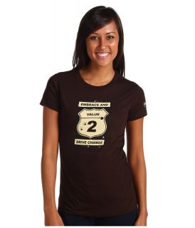  Gear Core Value 2 Road Sign Womens T Shirt (Brown)
