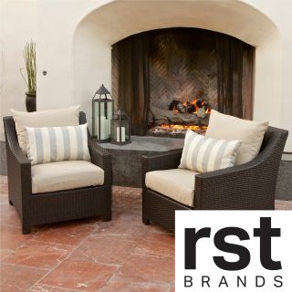 Rst Slate Club Chair Patio Furniture (pack Of 2)