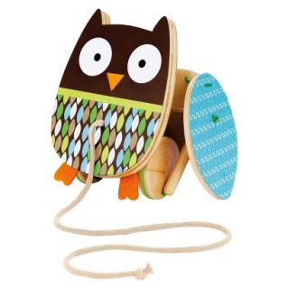 Skip Hop Treetop Friends Wooden Pull Toy   Flapping Owl
