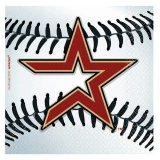 Houston Astros Baseball   Beverage Napkins