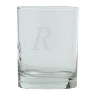 Block Monogram Double Old Fashioned Set of 4   R