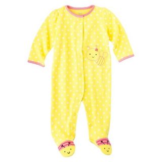 Just One YouMade by Carters Newborn Girls Sleep N Play   Yellow/Pink 6 M