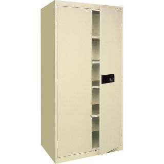 Sandusky Lee Keyless Electronic Steel Cabinet   46 Inch W x 24 Inch D x 78 Inch