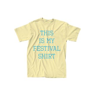 This is My Festival Tee, Yellow, Mens