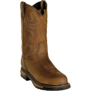 Rocky 11 Inch Branson Waterproof Western Boot   Steel Toe, Brown, Size 11 Wide,