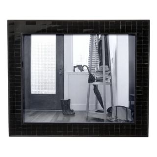 Threshold Mirrored Tile Frame   Clear/Black 8X10