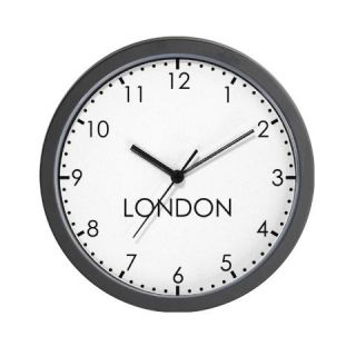  LONDON Modern Newsroom Wall Clock