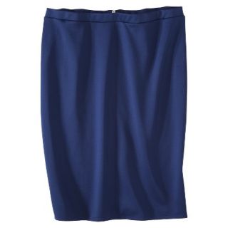 Mossimo Petites Scuba Color block Skirt   Blue/Black MP