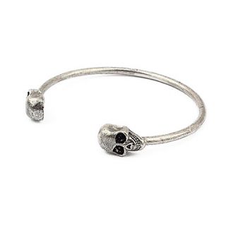 European and American vintage jewelry punk style personality skull bracelet opening (random color)
