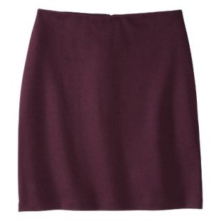 Mossimo Womens Plus Size Ponte Pencil Skirt   Purple 2