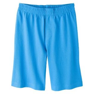 Boys Knit Lounge Shorts   Hawaiian Blue M