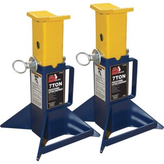 Torin 7 Ton Vehicle Support Stands   Pair, Model T47000G
