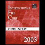 2003 International Fire Code Commentary