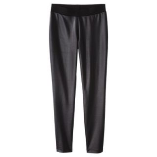 Mossimo Womens Coated Ankle Pant   Black S