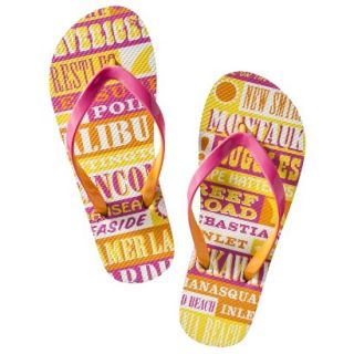 Womens Limited Edition Mossimo Supply Co. Flip Flop Sandal  Hot Pink 9