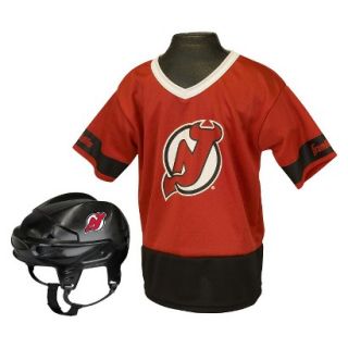 Franklin sports NHL Devils Kids Jersey/Helmet Set  OSFM ages 5 9