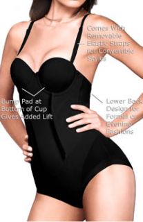 Flexees 1256 Easy Up Strapless Firm Control Bodybriefer