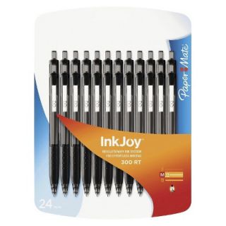 Paper Mate InkJoy Ballpoint Pen, 1.0mm   Black Ink (24 Per Pack)