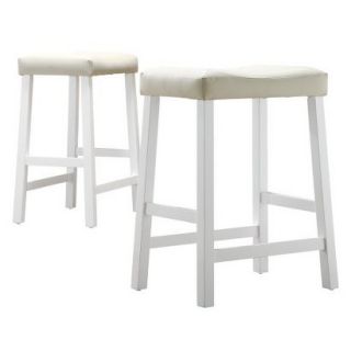 Counter Stool Hahn Counter Height Stools   White (Set of 2)