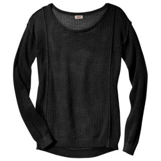 Mossimo Supply Co. Juniors Mesh Sweater   Black XS(1)