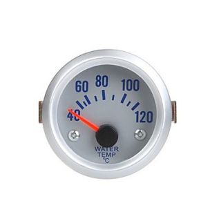 Water Temperature Meter Gauge with Sensor for Auto Car 2 52mm 40~120Celsius Degree Orange Light