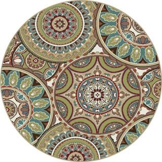 Decora Multi Transitional Area Rug (710 Round)