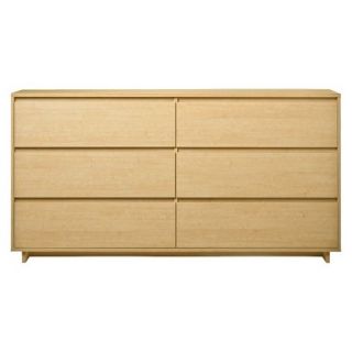 Dresser 6 Drawer Dresser Maple