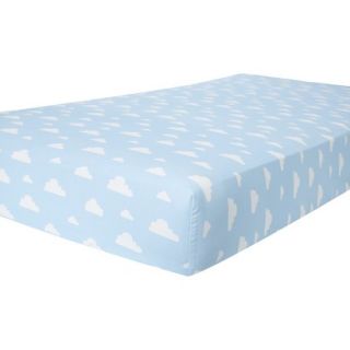 Just One You Made by Carters Blue Clouds Crib Sheet