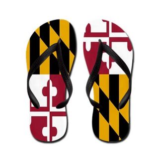  Maryland State Flag Flip Flops