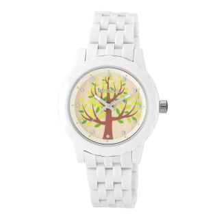 Sprout Womens Corn Resin White Tree Watch