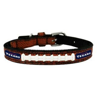 Houston Texans Classic Leather Toy Football Collar