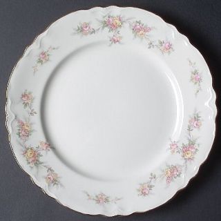 Homer Laughlin  Hlc809 Dinner Plate, Fine China Dinnerware   Republic,Pink&Yello