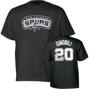 San Antonio Spurs Manu Ginobili Profile NBA Youth Name And Number T Shirt