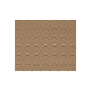 G Floor Garage/Shop Floor Coverings   10ft. x 24ft., Coin Design, Sandstone,