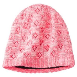C9 by Champion Girls Knit Weave Beanie   Pink OSFM