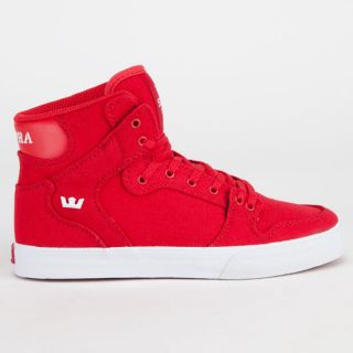 Vaider Boys Shoes Red/White In Sizes 5.5, 4.5, 4, 6, 3.5, 3, 5 For Women