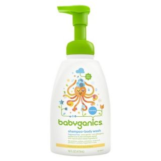 BabyGanics 2 in 1 Baby Shampoo & Body Wash   16 floz