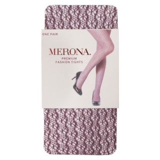 Merona Sheer Patterned Womens Tights   Openwork Floral M/L