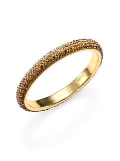 ABS by Allen Schwartz Jewelry Pave Bangle Bracelet   Gold
