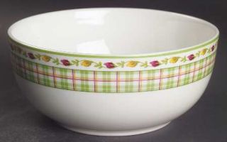 Royal Albert Old Country Roses Casual Plaid 6 All Purpose (Cereal) Bowl, Fine C