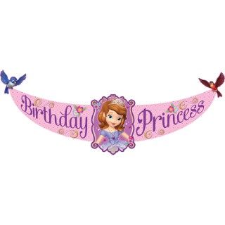 Disney Junior Sofia the First Birthday Princess Banner