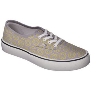 Womens Mad Love Lera Canvas Sneaker   Gray/Floral 10