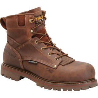 Carolina Waterproof Work Boot   6 Inch, Size 12 Wide, Model CA7028