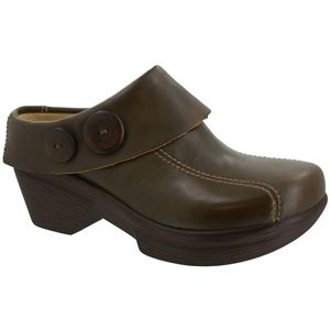 Sanita Clogs Womens Nikolette Olive Shoes, Size 42 M   444690 64
