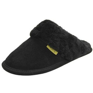 Womens Brumby Shearling Scuff Slippers   Black 6.0