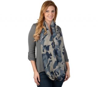 Womens Journee Collection Cody   Grey Scarves